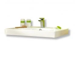 Keramikwaschtisch - weiß - 80 cm breit