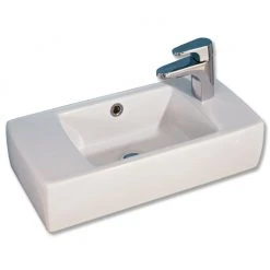 Keramikwaschtisch - weiß - 120 cm breit