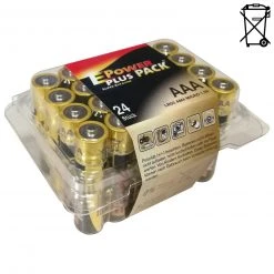 24er-Pack Micro-Batterien - LR03 - AAA