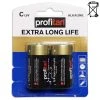 profitan 2er-Pack C Baby-Batterien - LR14 - extra long life