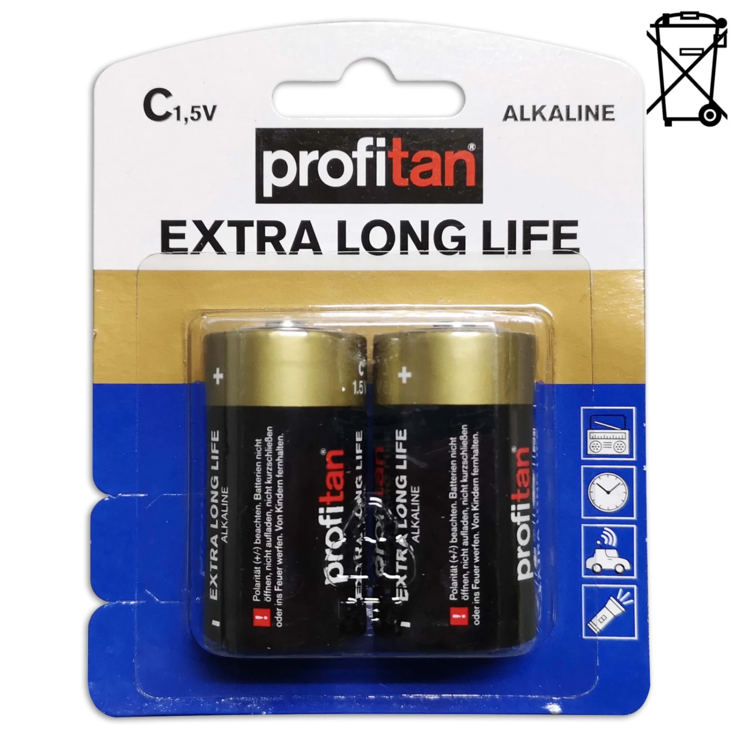 profitan 2er-Pack C Baby-Batterien - LR14 - extra long life 1 profitan 2er-Pack C Baby-Batterien - LR14 - extra long life