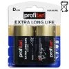 profitan 2er-Pack Mono-Batterien - LR20 - extra long life