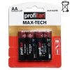 profitan 4er-Pack AA Mignon-Batterien - LR06 - Maxtech