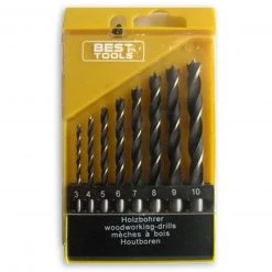 Holzbohrersatz - Stahl - 8-teilig