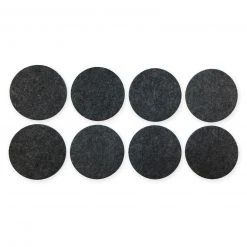 CleverPick Filzgleiter - selbstklebend - grau - 8-teilig