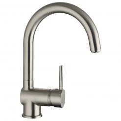 Küchenarmatur - silber - Niederdruck
