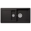 Einbauspüle - Nero - Cristalite - 86x43,5 cm