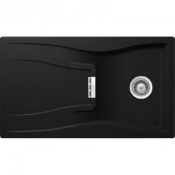 Einbauspüle - Cristadur® - schwarz - Unterschränke ab 45 cm