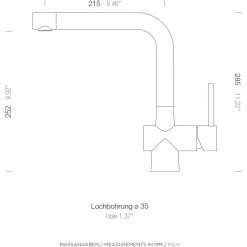 Küchenarmatur - puro schwarz - Hochdruck -Baumarkt Verkaufsgeschäft 1302005200 03 1600Wx1600H