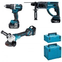 MAKITA Akku-Spezialset DLX3093TJ - blau - 18 Volt