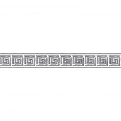 Vinyl-Borte ONLY BORDERS 8 - grau - selbstklebend - 5 cm