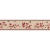 Vinyl-Borte ONLY BORDERS 8 - bordeaux - Blumen - 13 cm