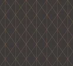 Vliestapete Designdschungel by Laura N.- gold metallic-schwarz - 10 Meter