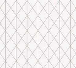 Vliestapete Designdschungel by Laura N.- gold metallic-rosa - 10 Meter