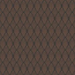 Vliestapete - Blumen - kupfer - 10 Meter