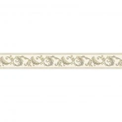 Vinyl-Borte ONLY BORDER - silber-gold - 5 cm