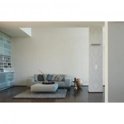 Vliestapete SHINY - metallic-weiß - 10 Meter -Baumarkt Verkaufsgeschäft 2002014001 03 1600Wx1600H