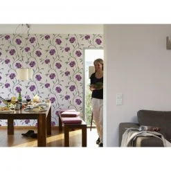 Vinyltapete - creme - 10 Meter -Baumarkt Verkaufsgeschäft 2002025200 04 1600Wx1600H