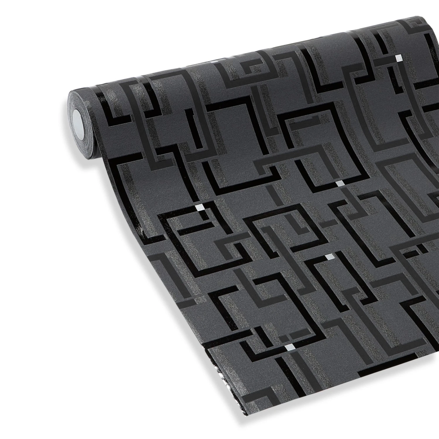 Vliestapete - schwarz - 10 Meter 2 Vliestapete - schwarz - 10 Meter – Bild 2