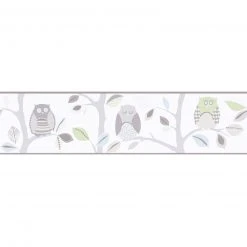 Vinyl-Borte KIDS PARTY - natur - Eulen - 13 cm