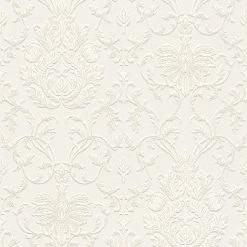 Vinyltapete - beige - Barockmuster - 10 Meter