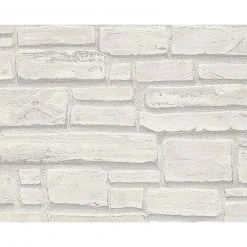 Vliestapete - grau - 10 Meter