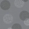 profitan Vliestapete - anthrazit - Kreise - 10 Meter