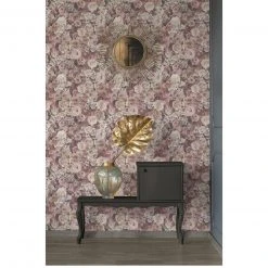 Vliestapete - rosa - floral - 10 Meter -Baumarkt Verkaufsgeschäft 2002040700 05 1600Wx1600H