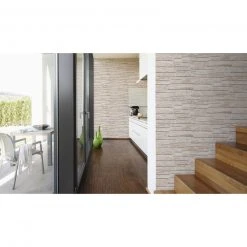 Vinyltapete DEKORA NATUR - beige-weiß - Naturstein - 10 Meter -Baumarkt Verkaufsgeschäft 2002046700 03 1600Wx1600H