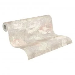 Vinyltapete Styleguide Natürlich - braun-creme-rot - 10,05 Meter