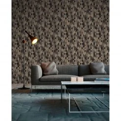 Vliestapete SCANDINAVIAN 2 - schwarz-braun - 10,05 Meter -Baumarkt Verkaufsgeschäft 2002051700 05 1600Wx1600H