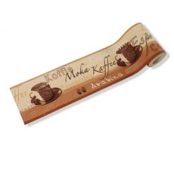 Vinyl-Borte - beige-braun - Kaffee - 13,3 cm