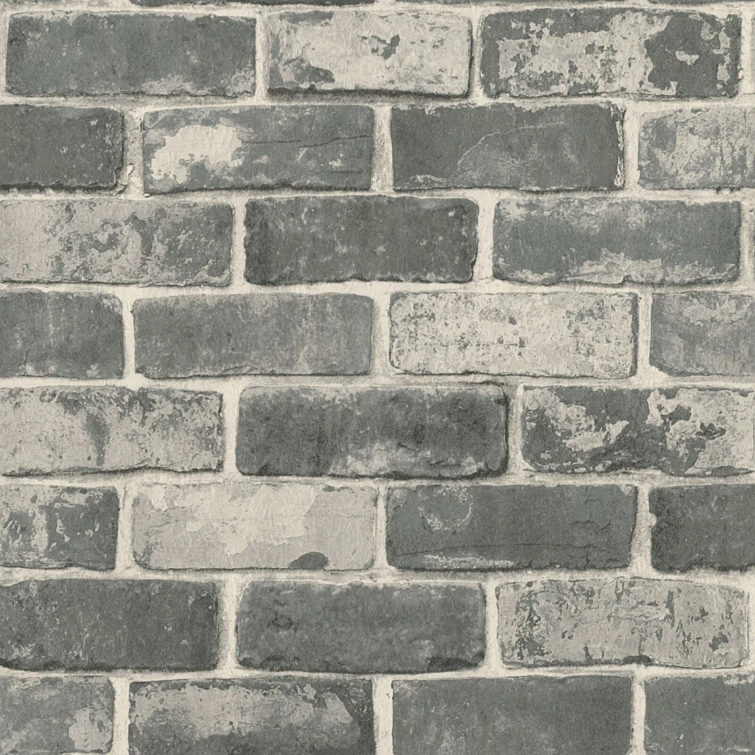 Papiertapete - dunkelgrau - Stein - 10 Meter 1 Papiertapete - dunkelgrau - Stein - 10 Meter