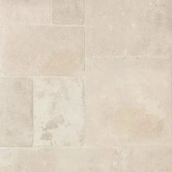 PVC-Bodenbelag - Fliese beige - 3 Meter