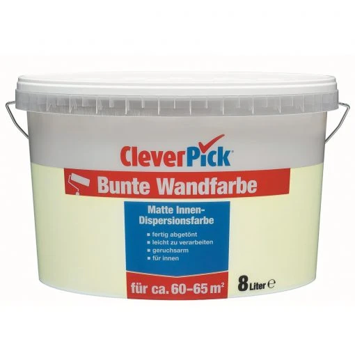 CleverPick Bunte Wandfarbe - limette - 8 Liter 5 CleverPick Bunte Wandfarbe - limette - 8 Liter -Baumarkt Verkaufsgeschäft 2185004201 1600Wx1600H