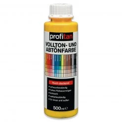 profitan Vollton- und Abtönfarbe - sonnengelb - 500 ml