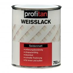 profitan Weißlack - seidenmatt - 750 ml