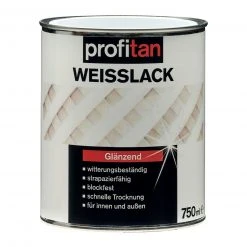 profitan Weißlack - glänzend - 750 ml