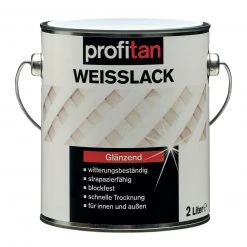 profitan Weißlack - glänzend - 2 Liter