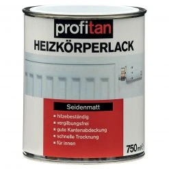 profitan Heizkörperlack - weiß seidenmatt - 750 ml