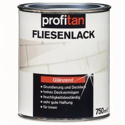 profitan Fliesenlack - weiß glänzend - 750 ml