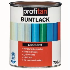 profitan Buntlack - nussbraun seidenmatt - 750 ml