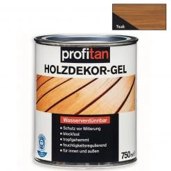 profitan Holzdekor-Gel - teak - 750 ml
