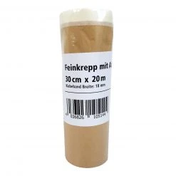 Feinkrepp mit Abdeckpapier - 20 Meter