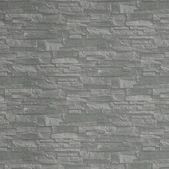 Vliestapete - Stein - grau - 10 Meter