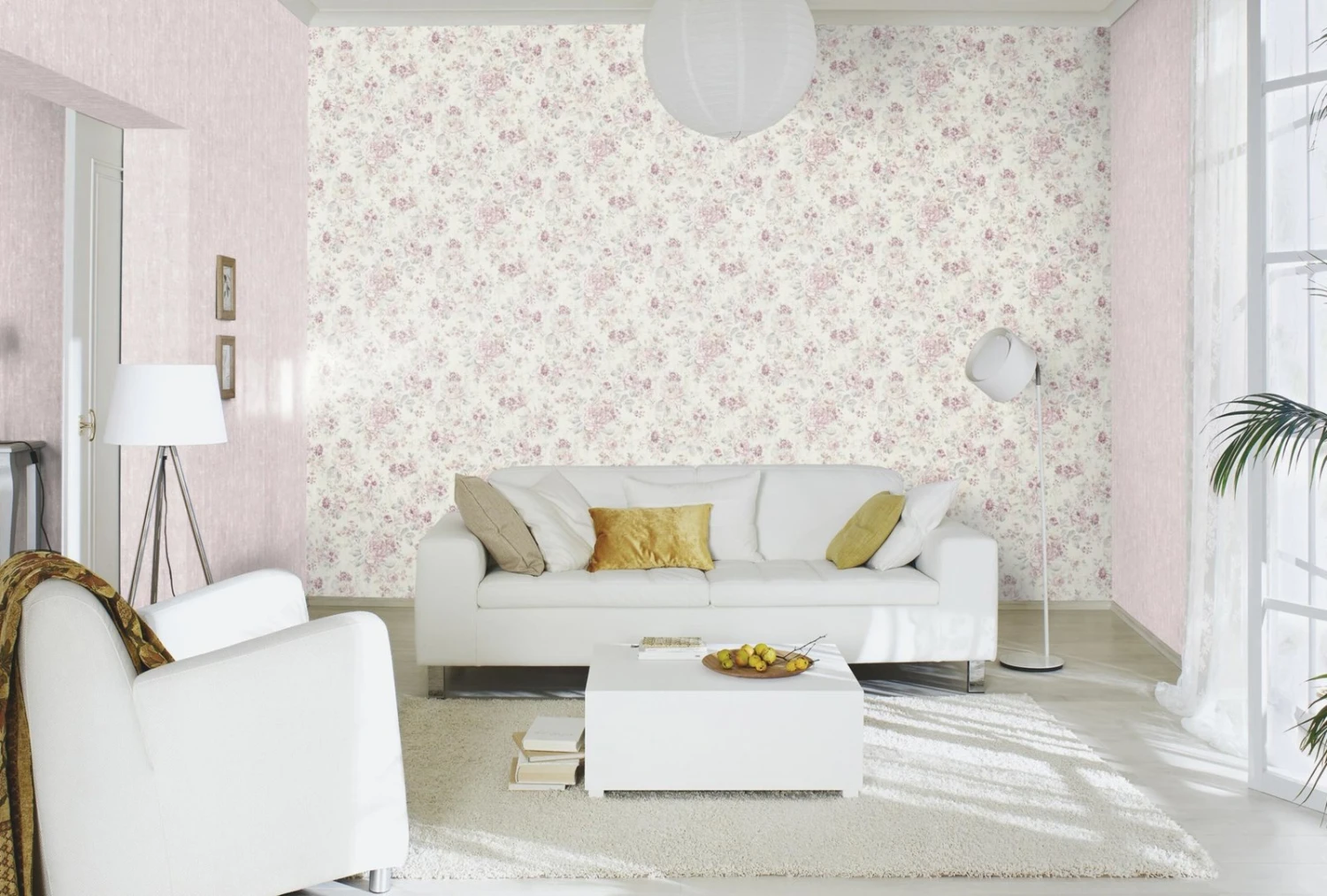 Vliestapete SOUVENIR - rosa-creme - Rosen - 10 Meter 5 Vliestapete SOUVENIR - rosa-creme - Rosen - 10 Meter – Bild 5