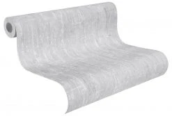 Vliestapete SOUVENIR - grau - Stein-Optik - 10 Meter