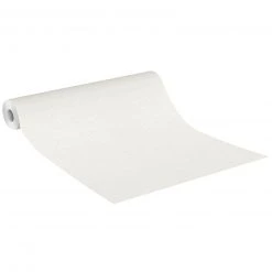 Vliestapete - weiß - uni - 10 Meter