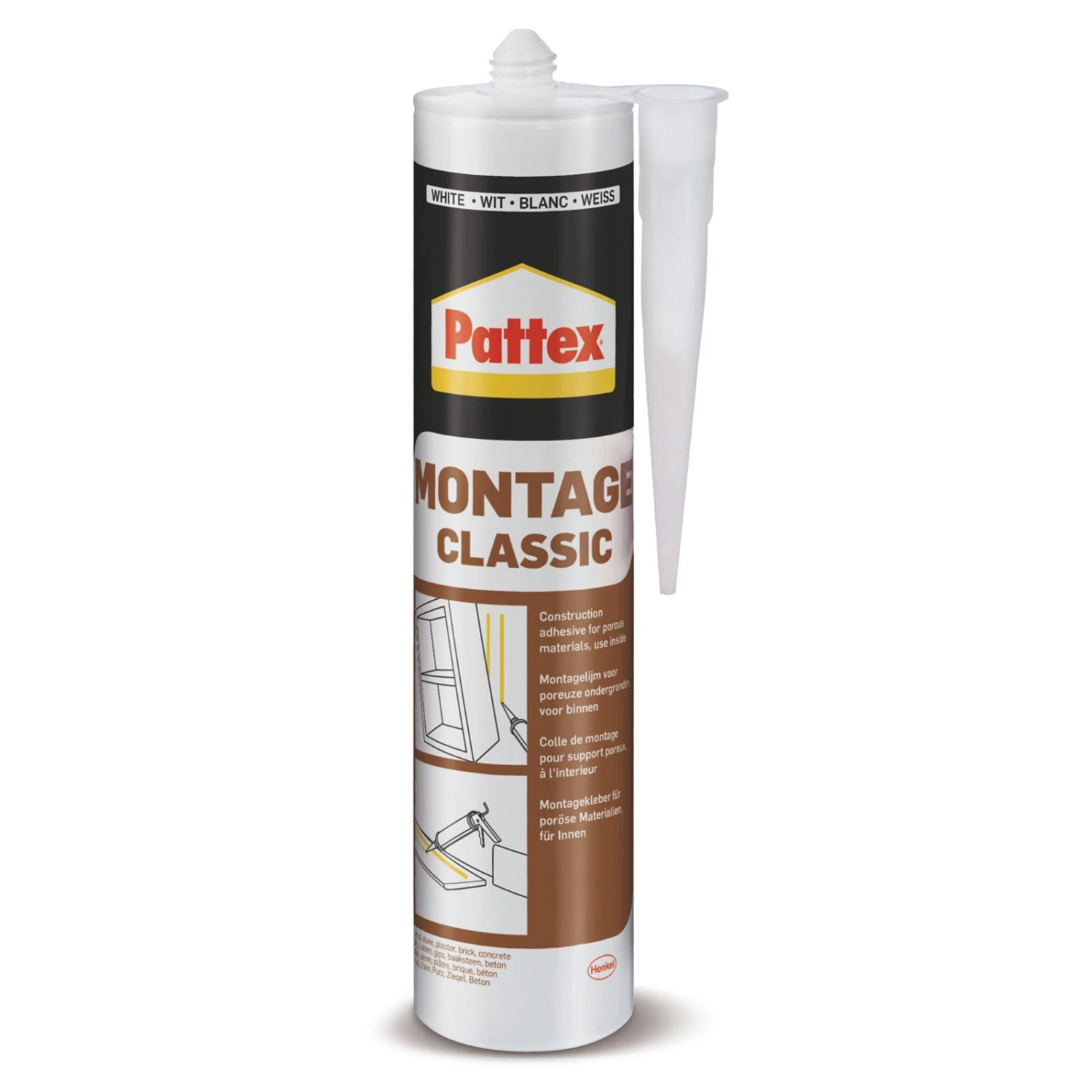Pattex Montagekleber Classic - weiß - 400 g 1 Pattex Montagekleber Classic - weiß - 400 g