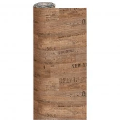 PVC-Bodenbelag - Planke beschriftet - 2 Meter